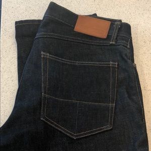 Raw denim - waist 33 inseam 31. Like new.